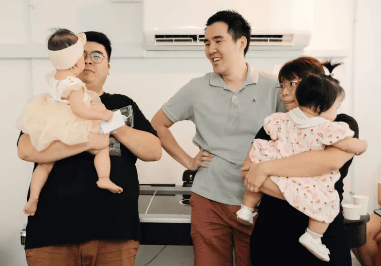 a baby 100 days celebration at The Happi Loft